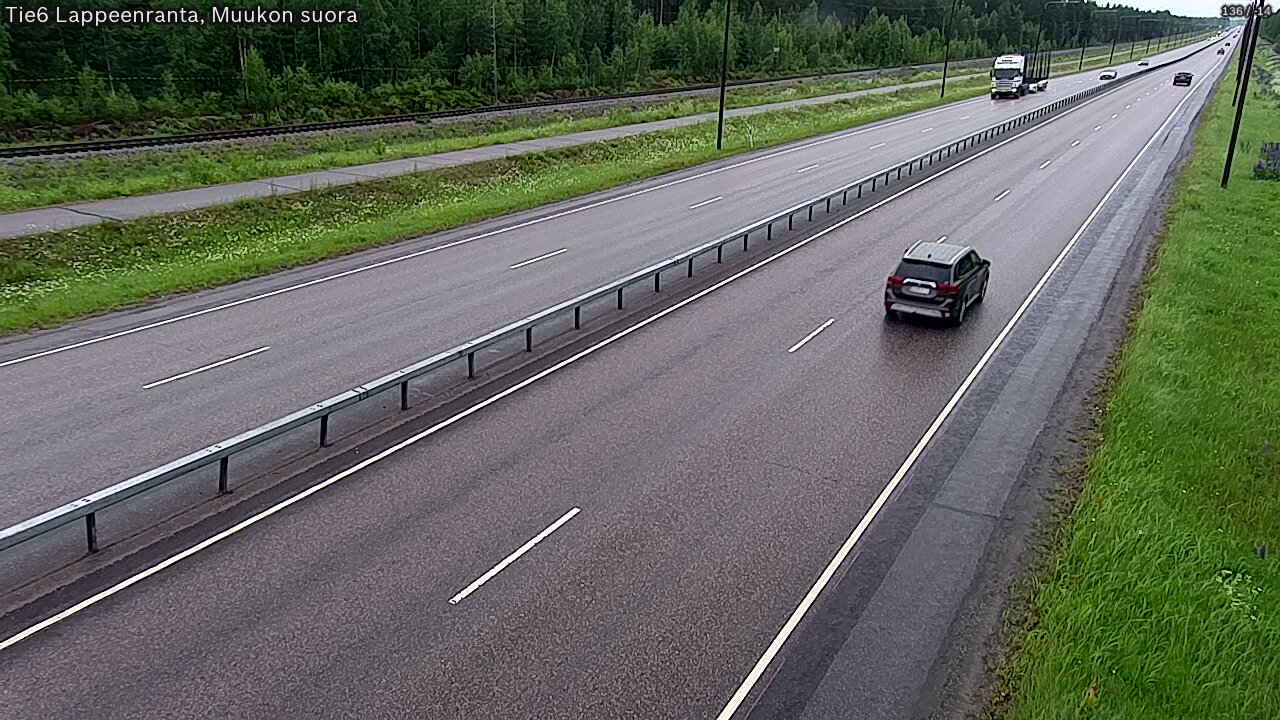 Kelikamerat Kuva Tie 6 Lappeenranta, Muukon suora, Lappeenranta, Etelä-Karjala