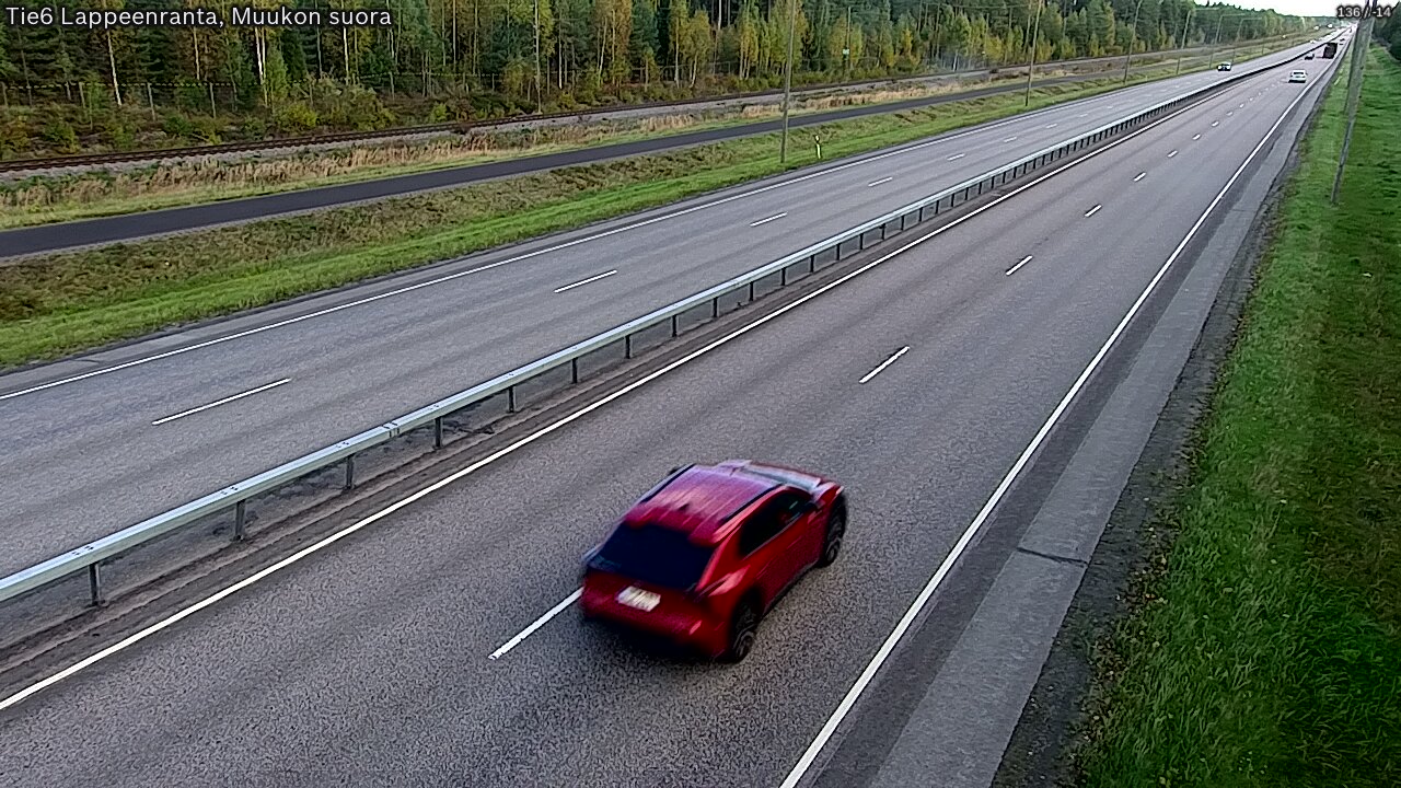 Kelikamerat Kuva Tie 6 Lappeenranta, Muukon suora, Lappeenranta, Etelä-Karjala