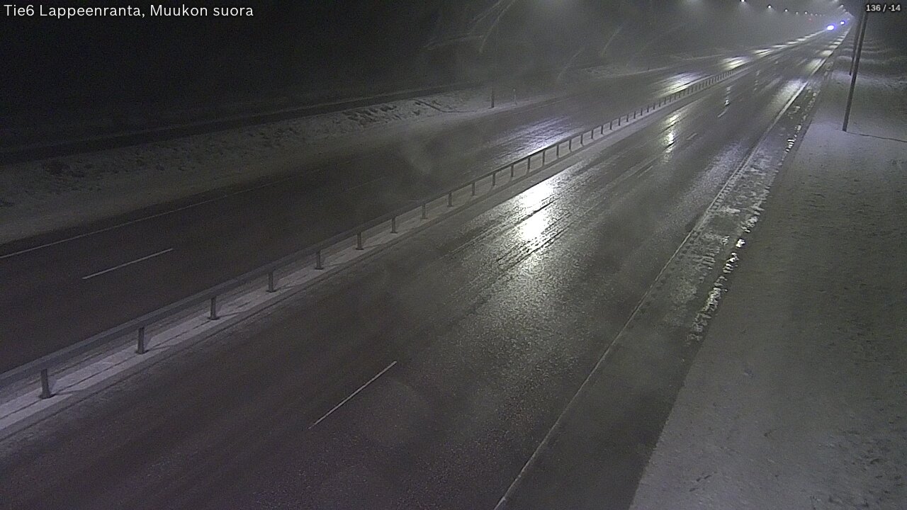 Weather Camera Image Tie 6 Villmanstrand, Muukko rakan, Lappeenranta, Etelä-Karjala