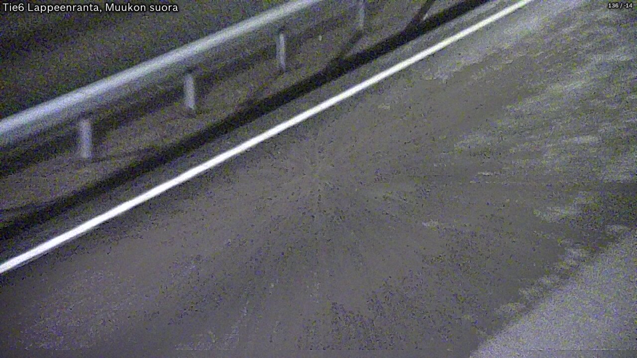Weather Camera Image Tie 6 Villmanstrand, Muukko rakan, Lappeenranta, Etelä-Karjala