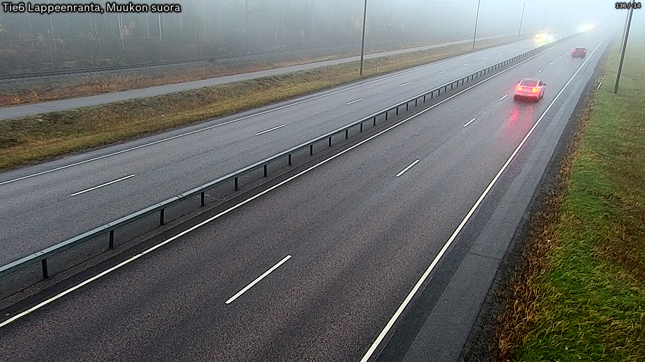 Kelikamerat Kuva Tie 6 Lappeenranta, Muukon suora, Lappeenranta, Etelä-Karjala