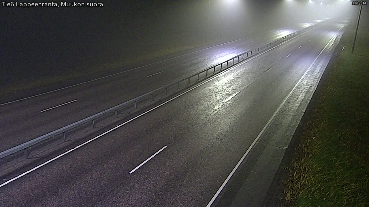 Kelikamerat Kuva Tie 6 Lappeenranta, Muukon suora, Lappeenranta, Etelä-Karjala