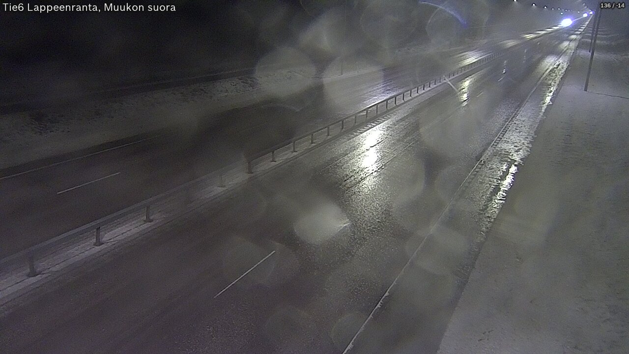 Weather Camera Image Tie 6 Villmanstrand, Muukko rakan, Lappeenranta, Etelä-Karjala