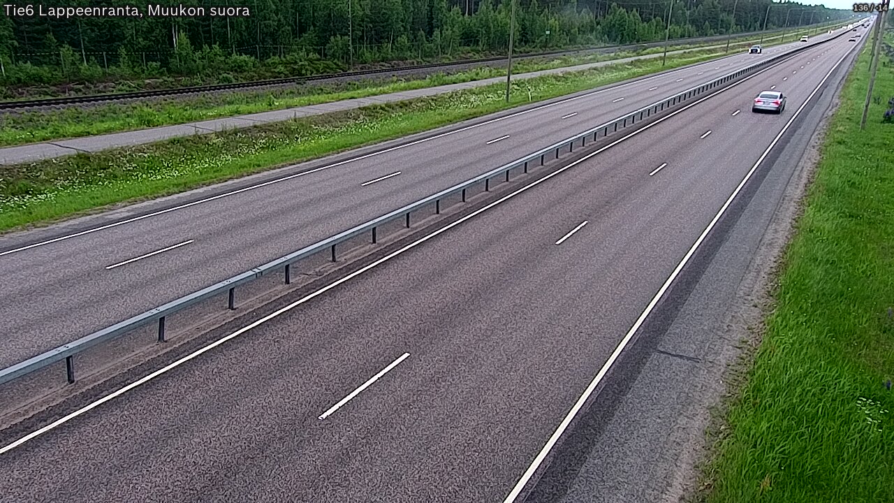 Kelikamerat Kuva Tie 6 Lappeenranta, Muukon suora, Lappeenranta, Etelä-Karjala