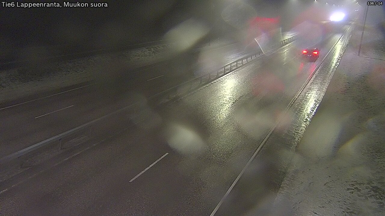 Weather Camera Image Tie 6 Villmanstrand, Muukko rakan, Lappeenranta, Etelä-Karjala