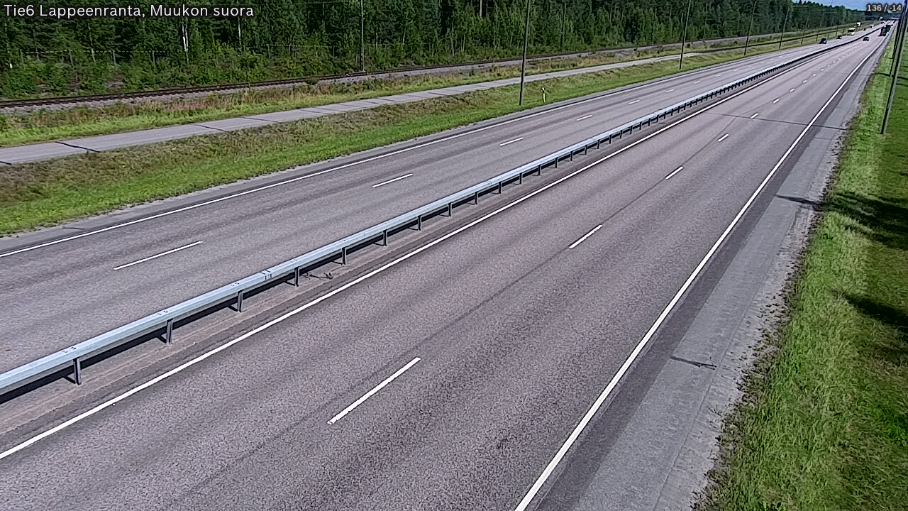 Kelikamerat Kuva Tie 6 Lappeenranta, Muukon suora, Lappeenranta, Etelä-Karjala