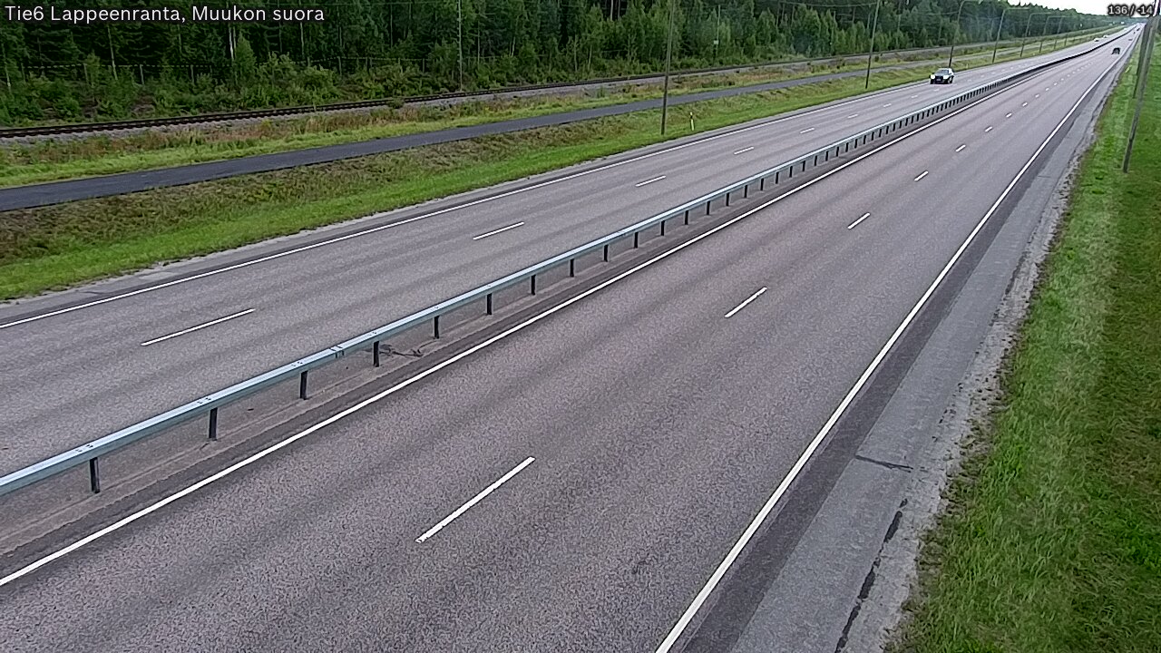 Kelikamerat Kuva Tie 6 Lappeenranta, Muukon suora, Lappeenranta, Etelä-Karjala