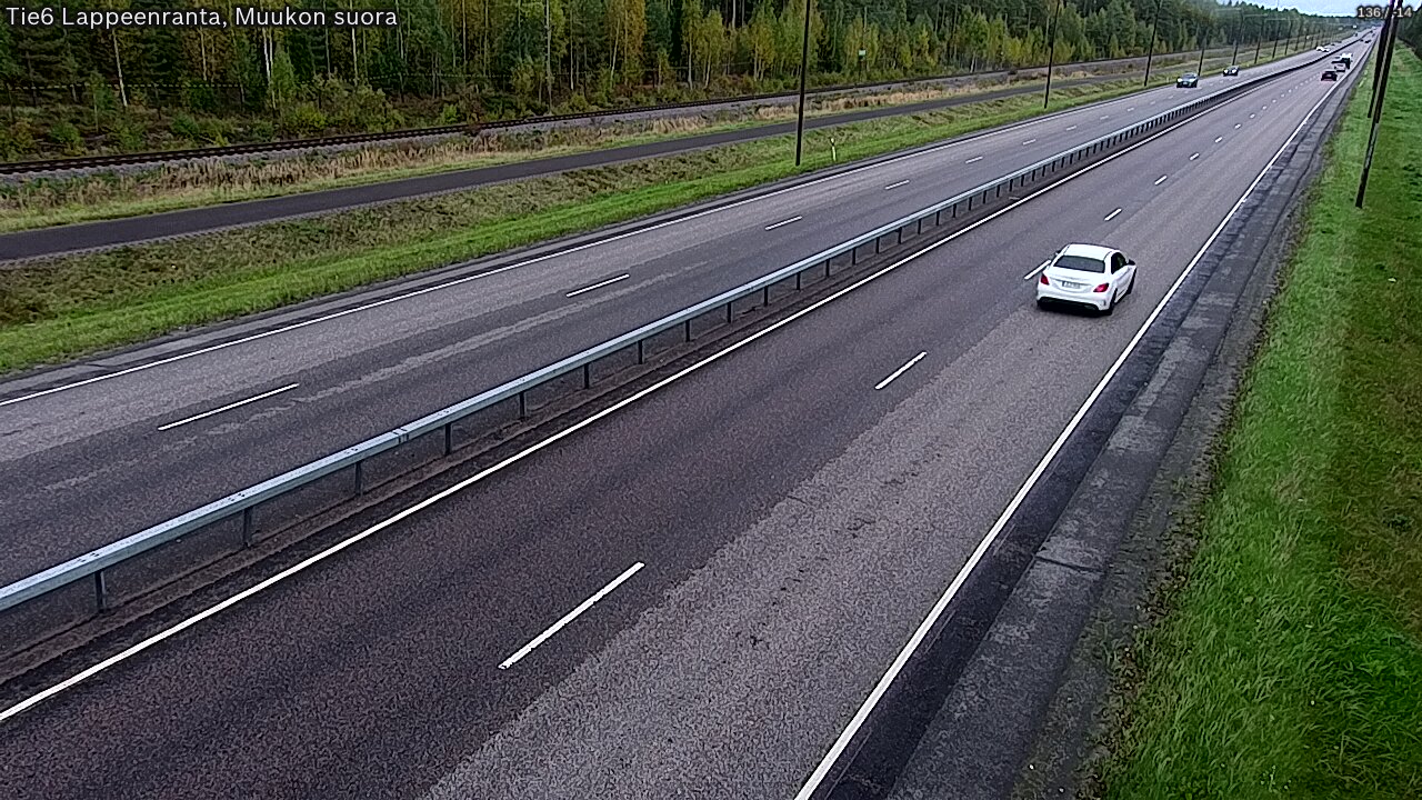 Kelikamerat Kuva Tie 6 Lappeenranta, Muukon suora, Lappeenranta, Etelä-Karjala