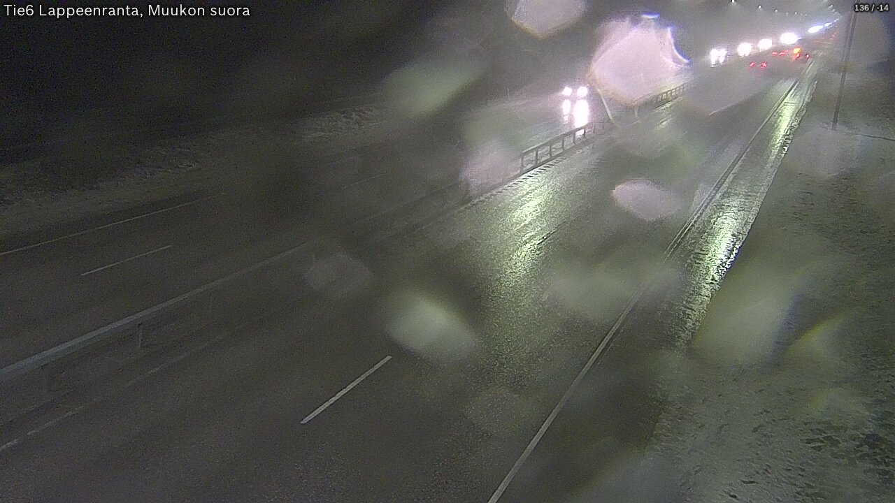 Weather Camera Image Tie 6 Villmanstrand, Muukko rakan, Lappeenranta, Etelä-Karjala