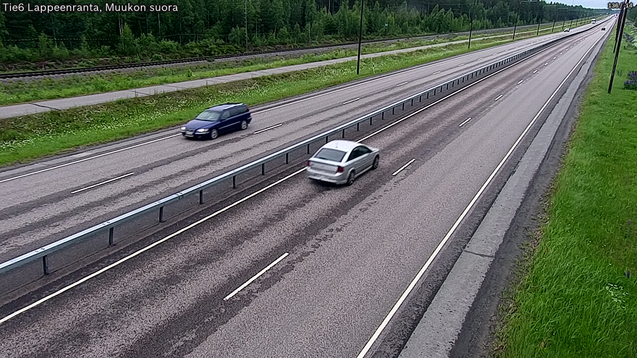 Kelikamerat Kuva Tie 6 Lappeenranta, Muukon suora, Lappeenranta, Etelä-Karjala