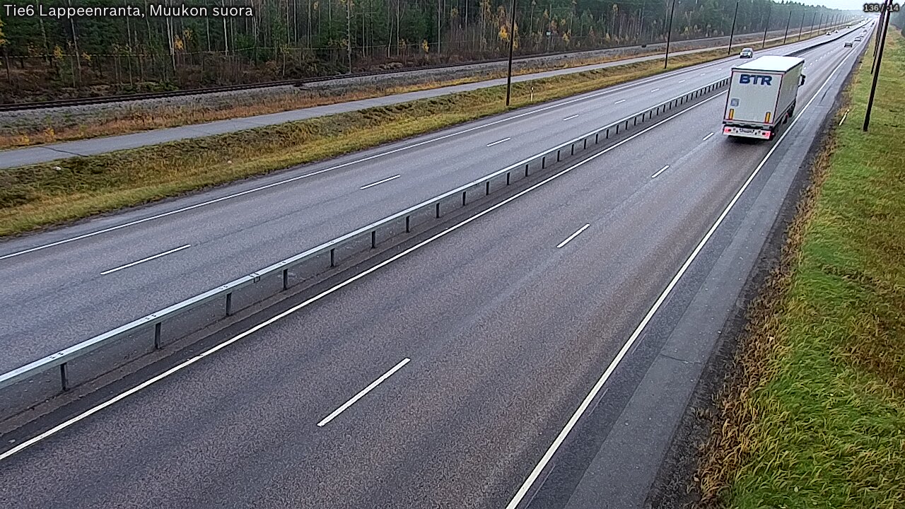 Kelikamerat Kuva Tie 6 Lappeenranta, Muukon suora, Lappeenranta, Etelä-Karjala