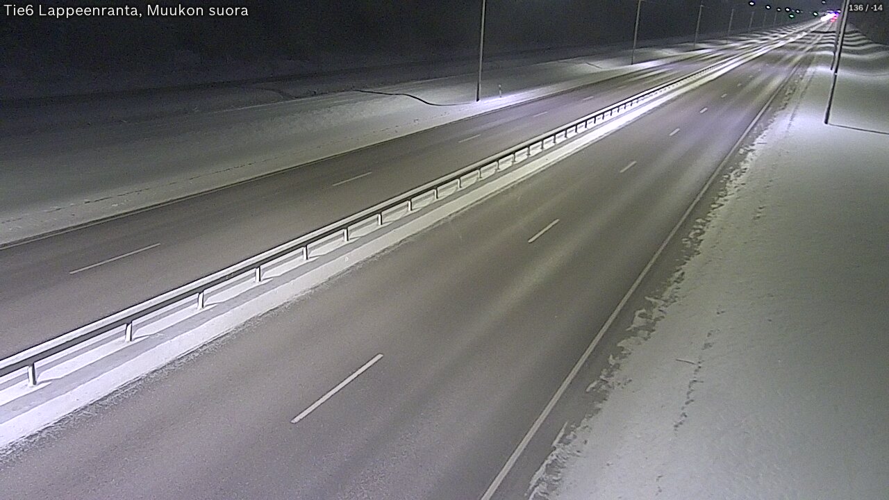 Kelikamerat Kuva Tie 6 Lappeenranta, Muukon suora, Lappeenranta, Etelä-Karjala