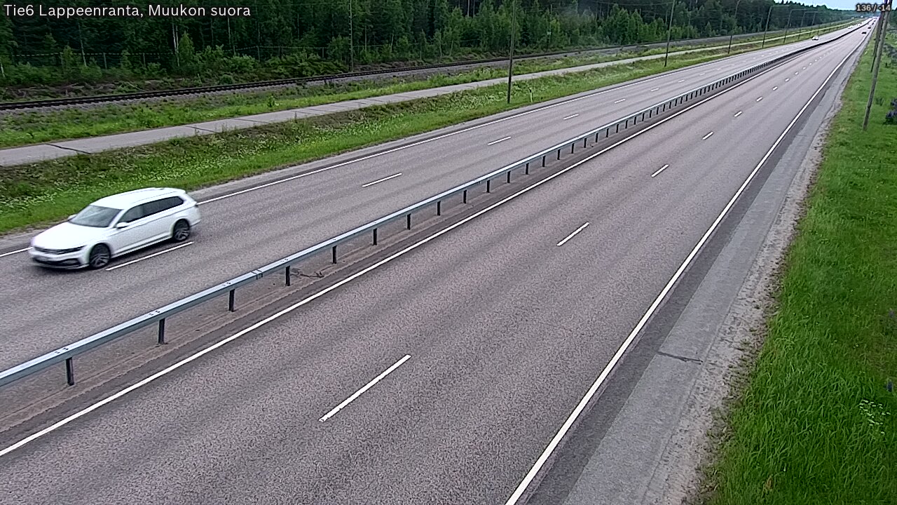 Kelikamerat Kuva Tie 6 Lappeenranta, Muukon suora, Lappeenranta, Etelä-Karjala