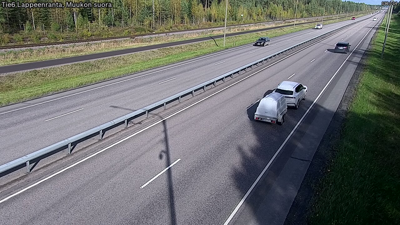 Kelikamerat Kuva Tie 6 Lappeenranta, Muukon suora, Lappeenranta, Etelä-Karjala