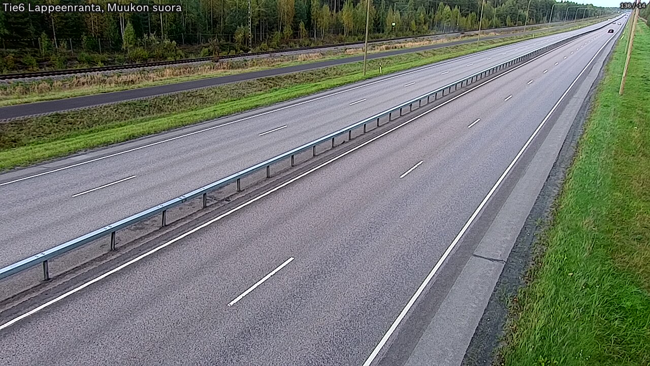 Kelikamerat Kuva Tie 6 Lappeenranta, Muukon suora, Lappeenranta, Etelä-Karjala