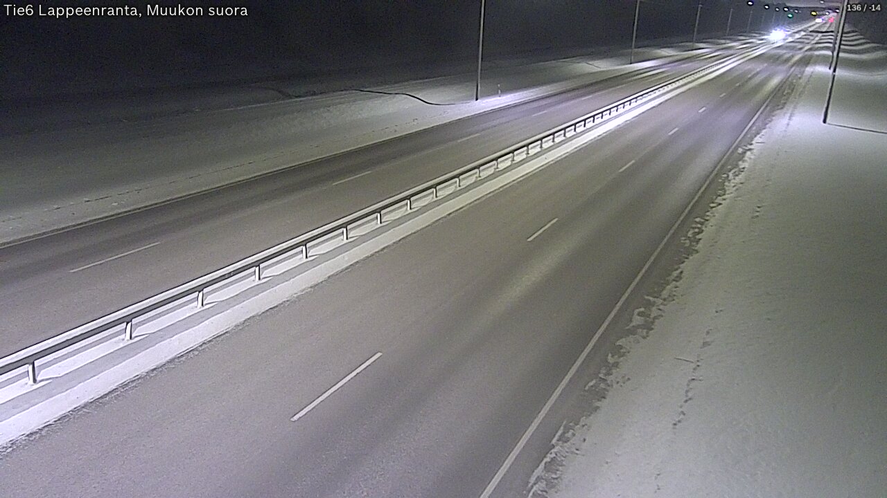 Kelikamerat Kuva Tie 6 Lappeenranta, Muukon suora, Lappeenranta, Etelä-Karjala