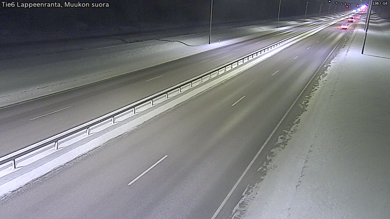 Kelikamerat Kuva Tie 6 Lappeenranta, Muukon suora, Lappeenranta, Etelä-Karjala