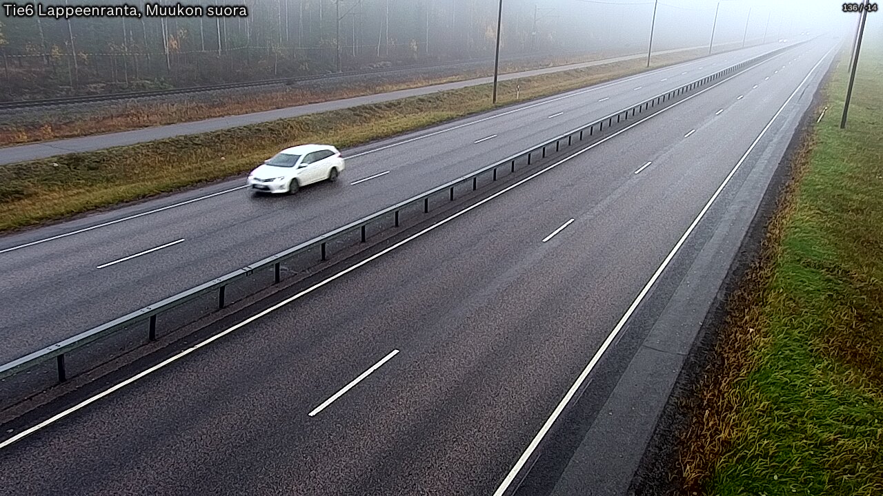 Kelikamerat Kuva Tie 6 Lappeenranta, Muukon suora, Lappeenranta, Etelä-Karjala