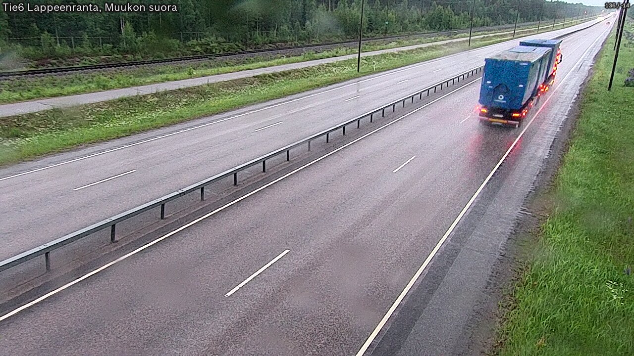 Kelikamerat Kuva Tie 6 Lappeenranta, Muukon suora, Lappeenranta, Etelä-Karjala