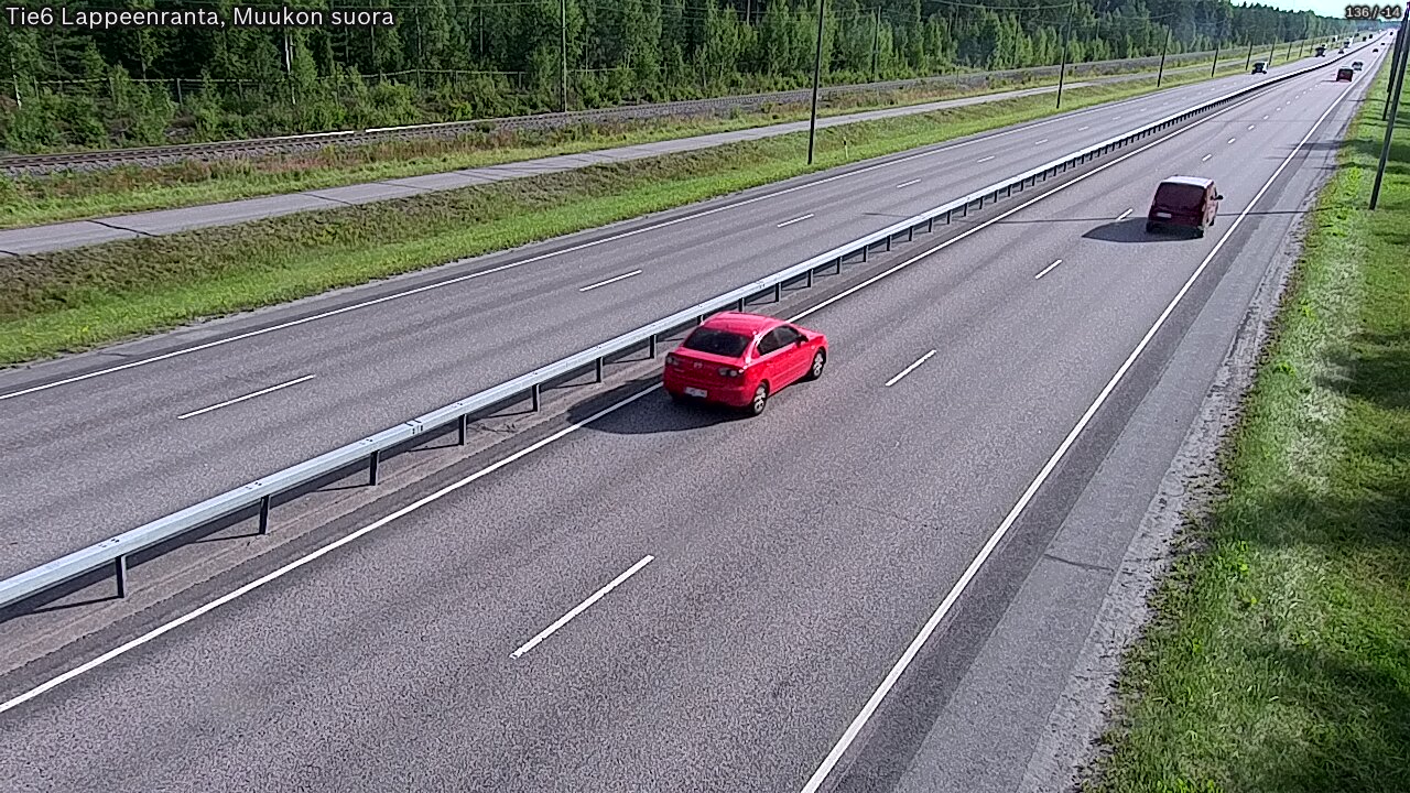 Kelikamerat Kuva Tie 6 Lappeenranta, Muukon suora, Lappeenranta, Etelä-Karjala