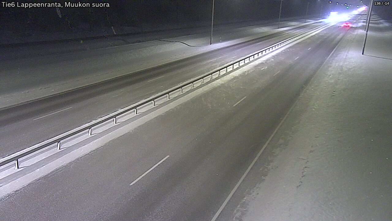 Weather Camera Image Tie 6 Villmanstrand, Muukko rakan, Lappeenranta, Etelä-Karjala