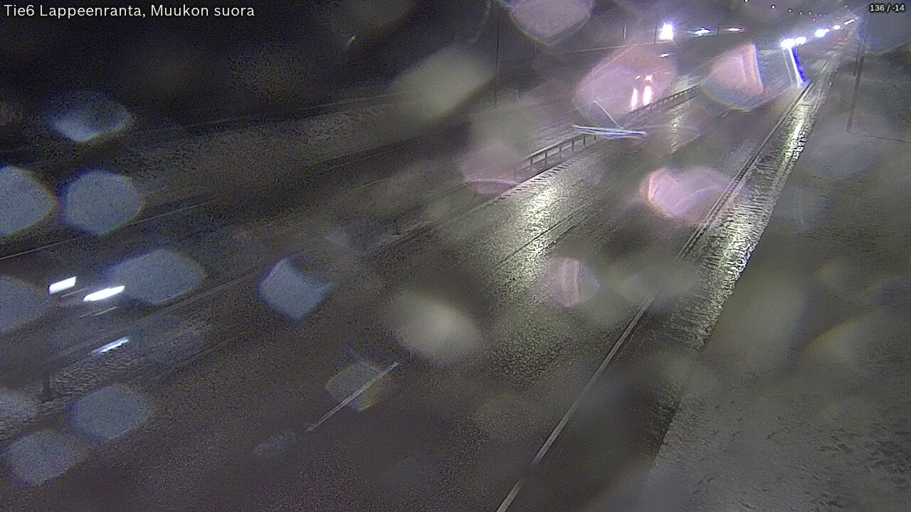 Weather Camera Image Tie 6 Villmanstrand, Muukko rakan, Lappeenranta, Etelä-Karjala