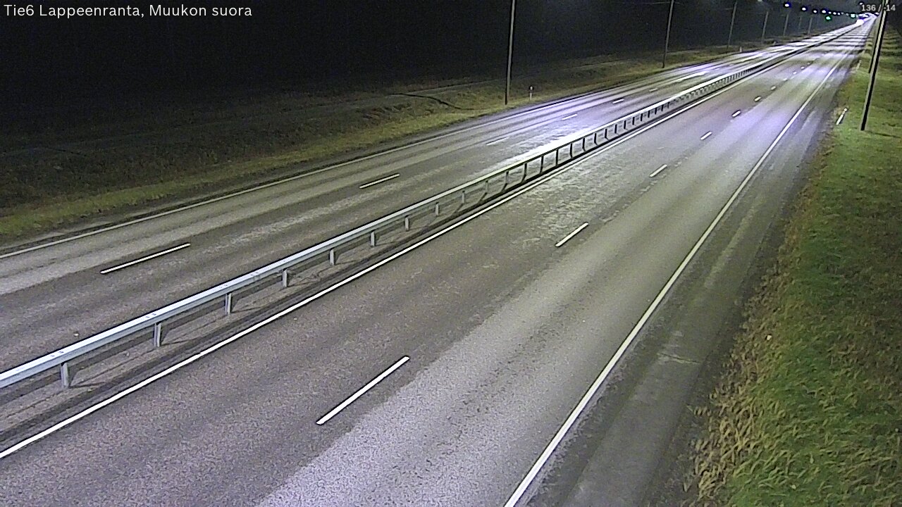Weather Camera Image Tie 6 Villmanstrand, Muukko rakan, Lappeenranta, Etelä-Karjala