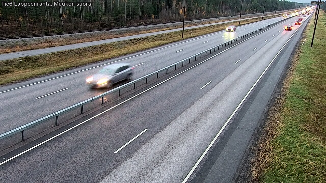 Kelikamerat Kuva Tie 6 Lappeenranta, Muukon suora, Lappeenranta, Etelä-Karjala
