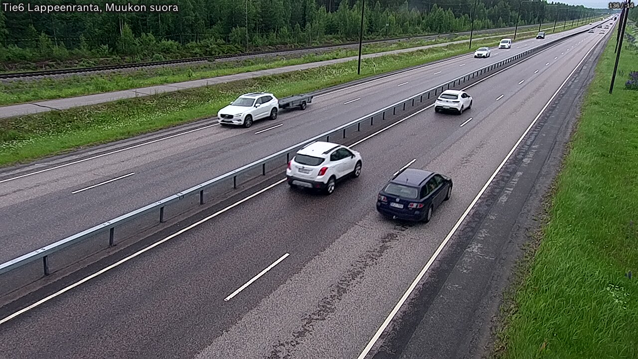 Kelikamerat Kuva Tie 6 Lappeenranta, Muukon suora, Lappeenranta, Etelä-Karjala