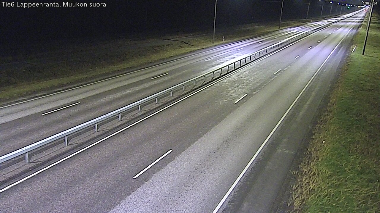 Weather Camera Image Tie 6 Villmanstrand, Muukko rakan, Lappeenranta, Etelä-Karjala