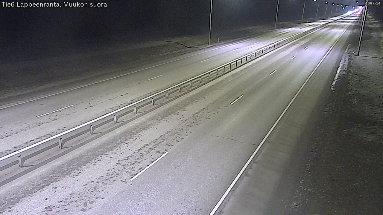 Kelikamerat Kuva Tie 6 Lappeenranta, Muukon suora, Lappeenranta, Etelä-Karjala