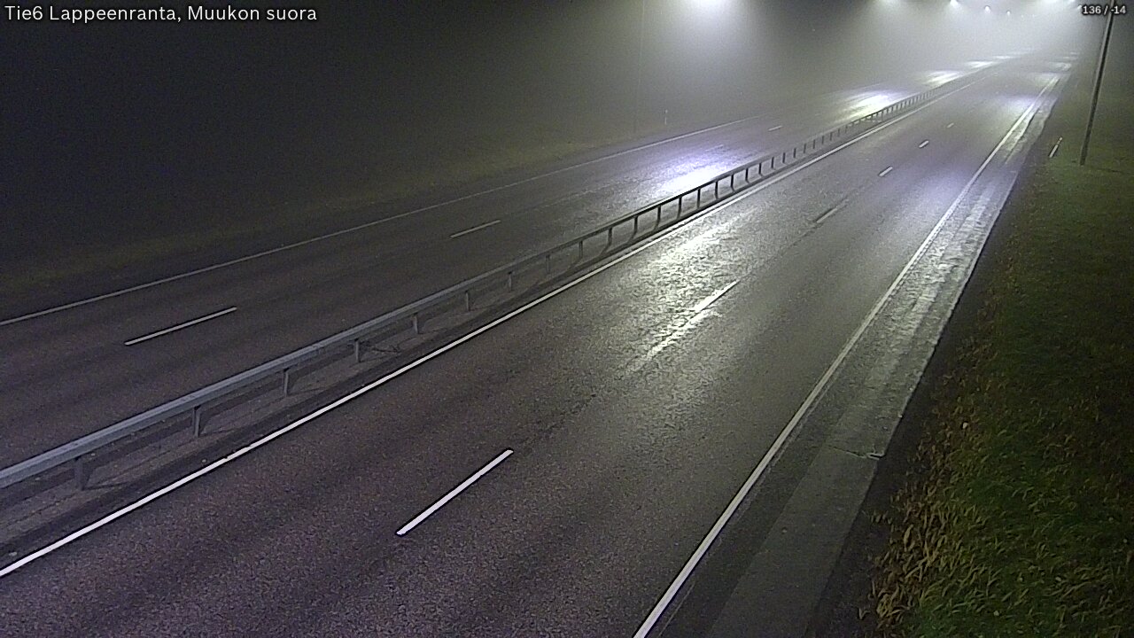 Kelikamerat Kuva Tie 6 Lappeenranta, Muukon suora, Lappeenranta, Etelä-Karjala