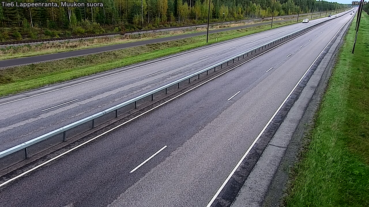 Kelikamerat Kuva Tie 6 Lappeenranta, Muukon suora, Lappeenranta, Etelä-Karjala