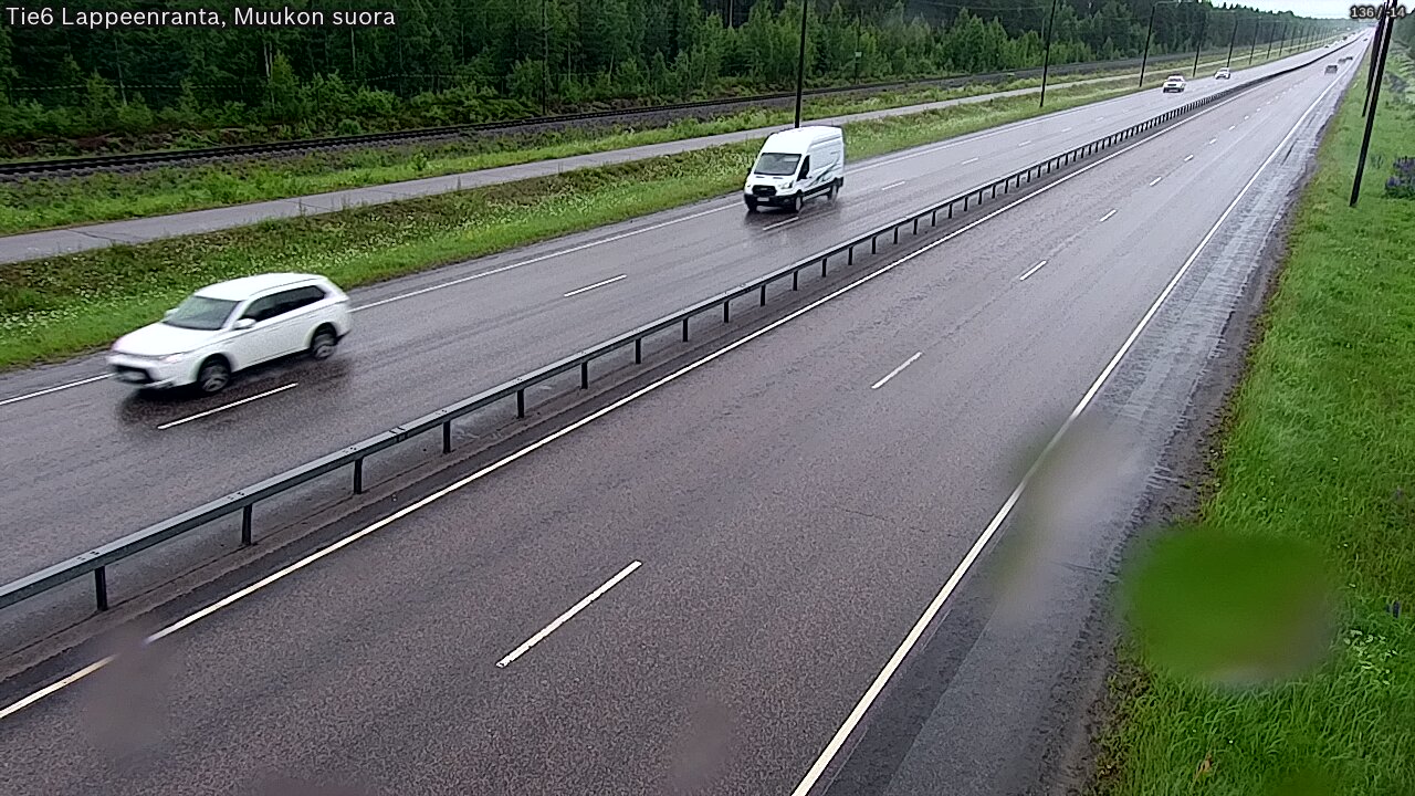 Kelikamerat Kuva Tie 6 Lappeenranta, Muukon suora, Lappeenranta, Etelä-Karjala