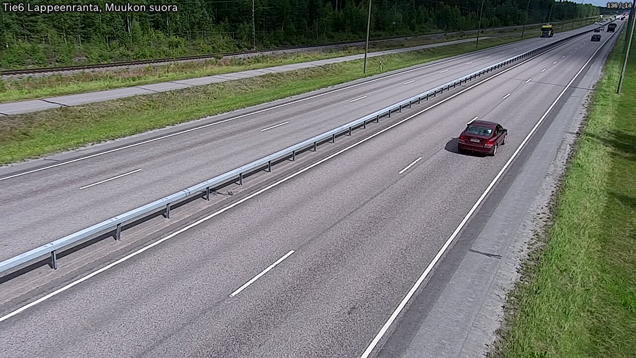 Kelikamerat Kuva Tie 6 Lappeenranta, Muukon suora, Lappeenranta, Etelä-Karjala
