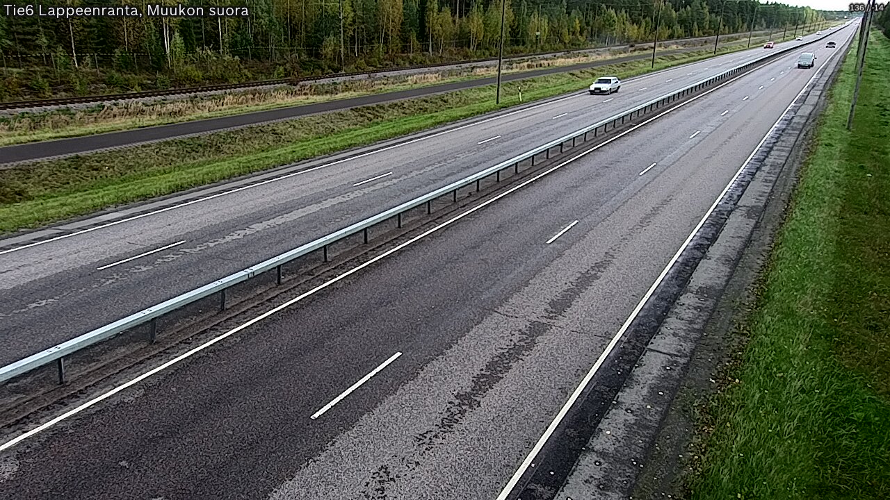 Kelikamerat Kuva Tie 6 Lappeenranta, Muukon suora, Lappeenranta, Etelä-Karjala