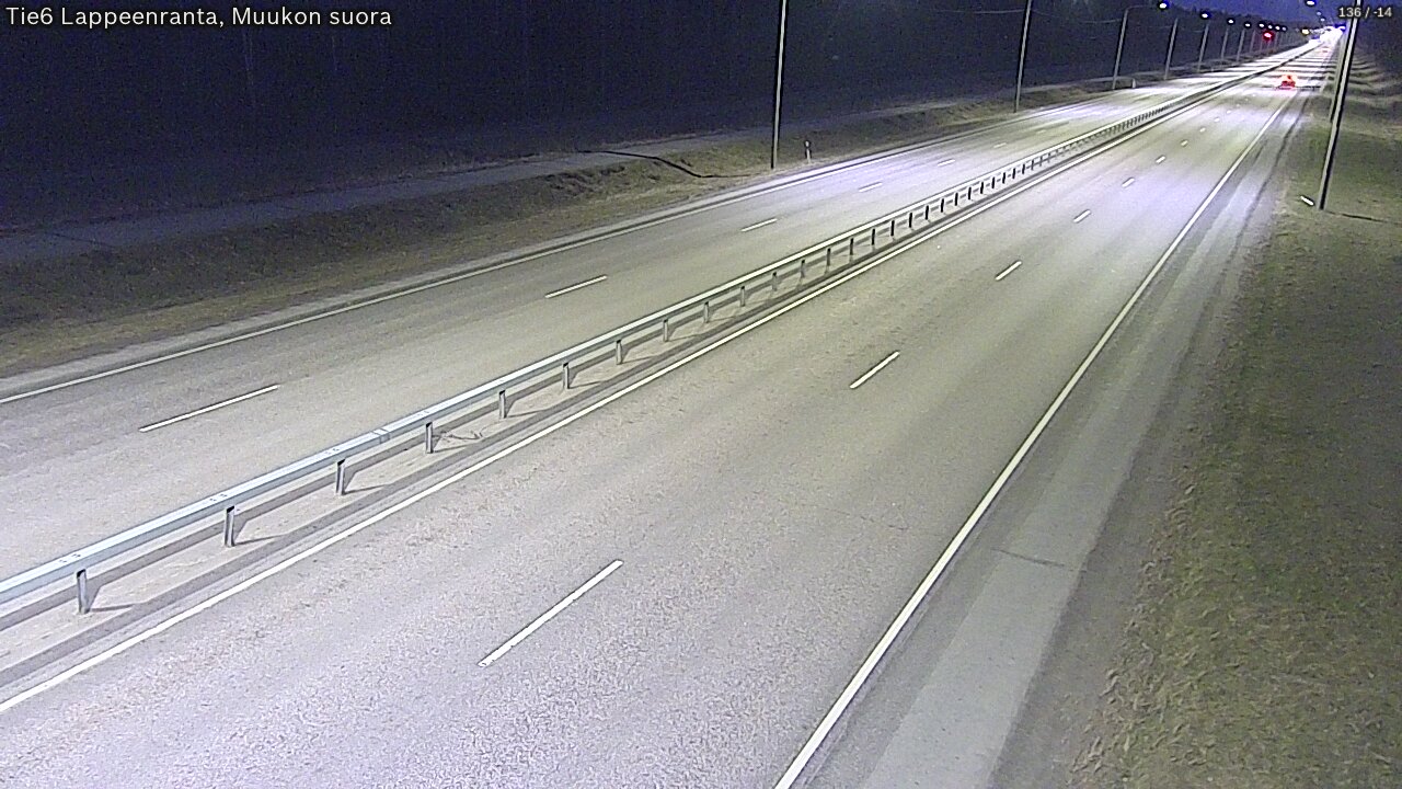 Weather Camera Image Tie 6 Villmanstrand, Muukko rakan, Lappeenranta, Etelä-Karjala