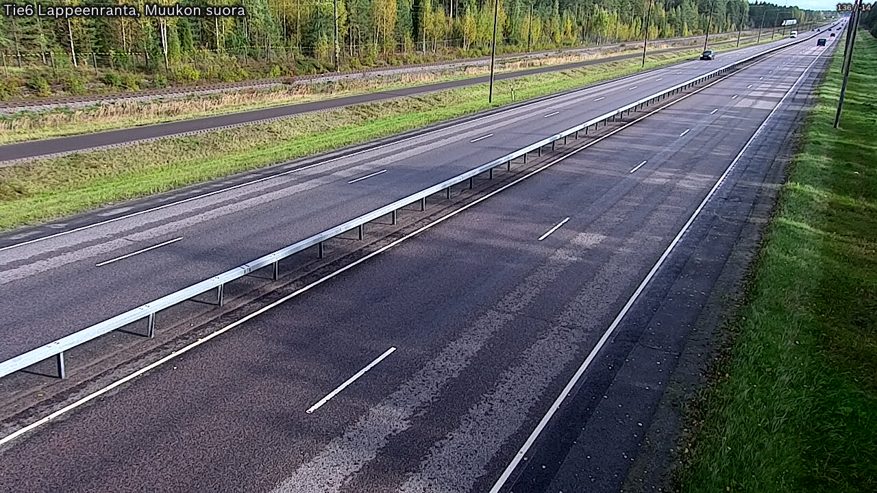 Kelikamerat Kuva Tie 6 Lappeenranta, Muukon suora, Lappeenranta, Etelä-Karjala