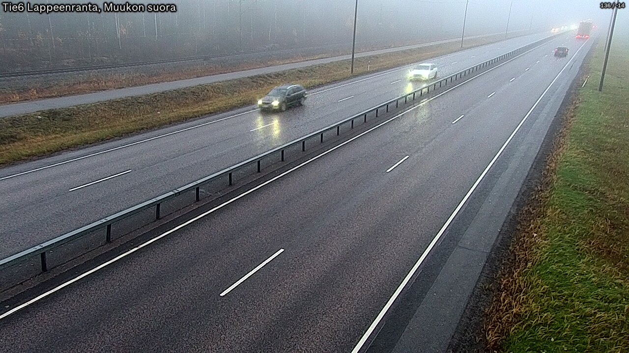 Kelikamerat Kuva Tie 6 Lappeenranta, Muukon suora, Lappeenranta, Etelä-Karjala