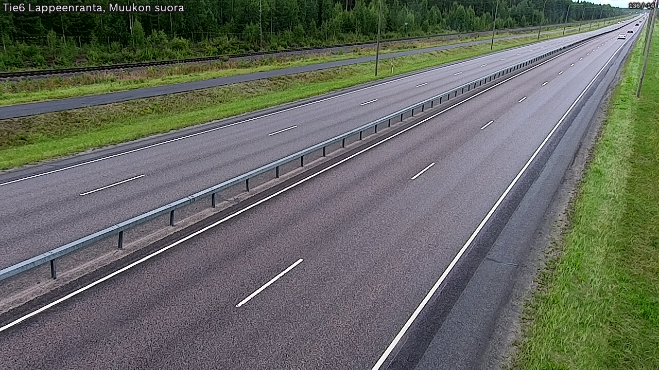 Kelikamerat Kuva Tie 6 Lappeenranta, Muukon suora, Lappeenranta, Etelä-Karjala