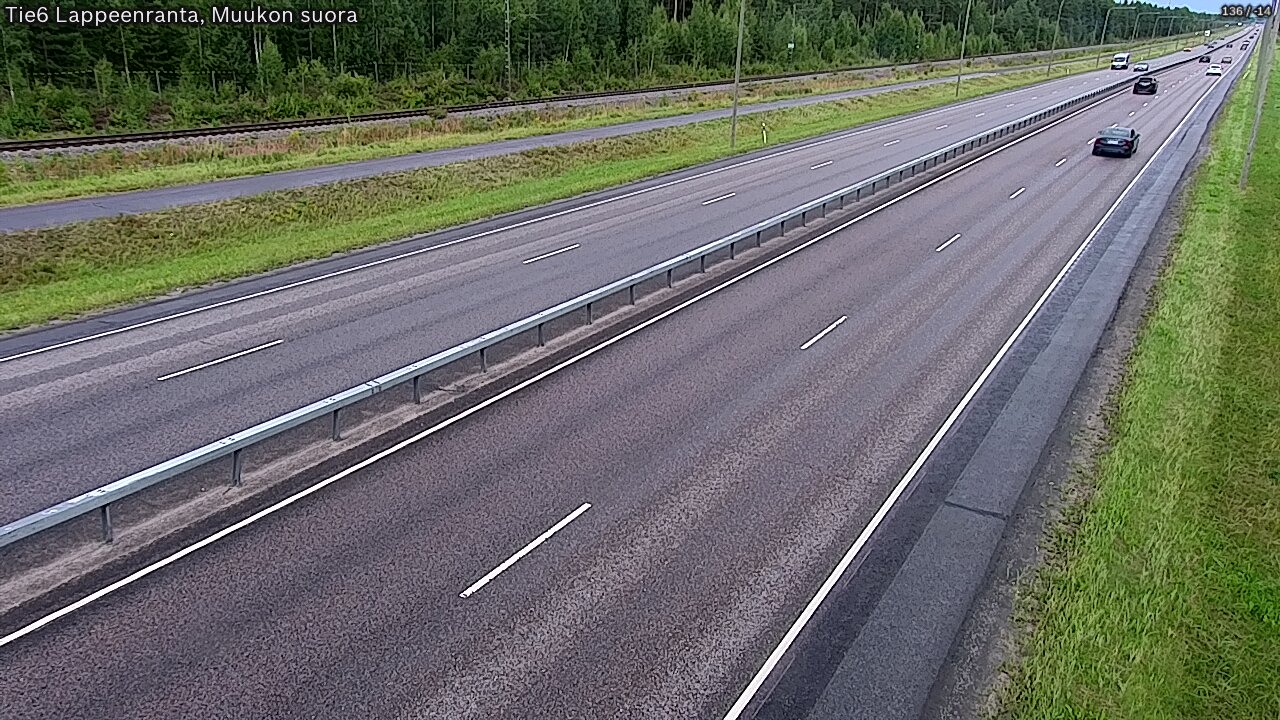 Kelikamerat Kuva Tie 6 Lappeenranta, Muukon suora, Lappeenranta, Etelä-Karjala
