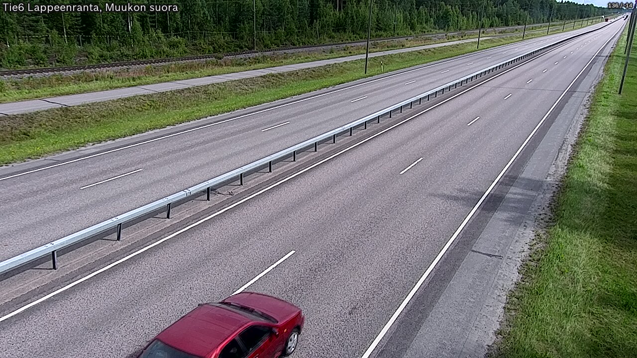 Kelikamerat Kuva Tie 6 Lappeenranta, Muukon suora, Lappeenranta, Etelä-Karjala