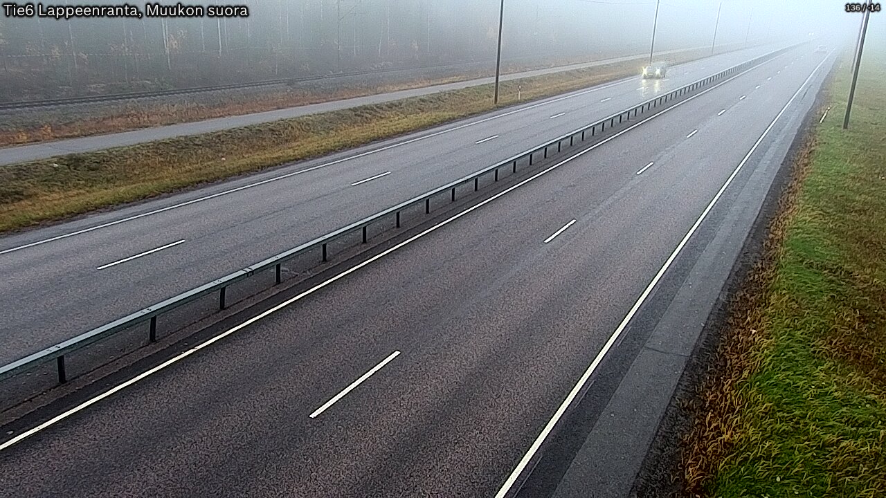 Kelikamerat Kuva Tie 6 Lappeenranta, Muukon suora, Lappeenranta, Etelä-Karjala
