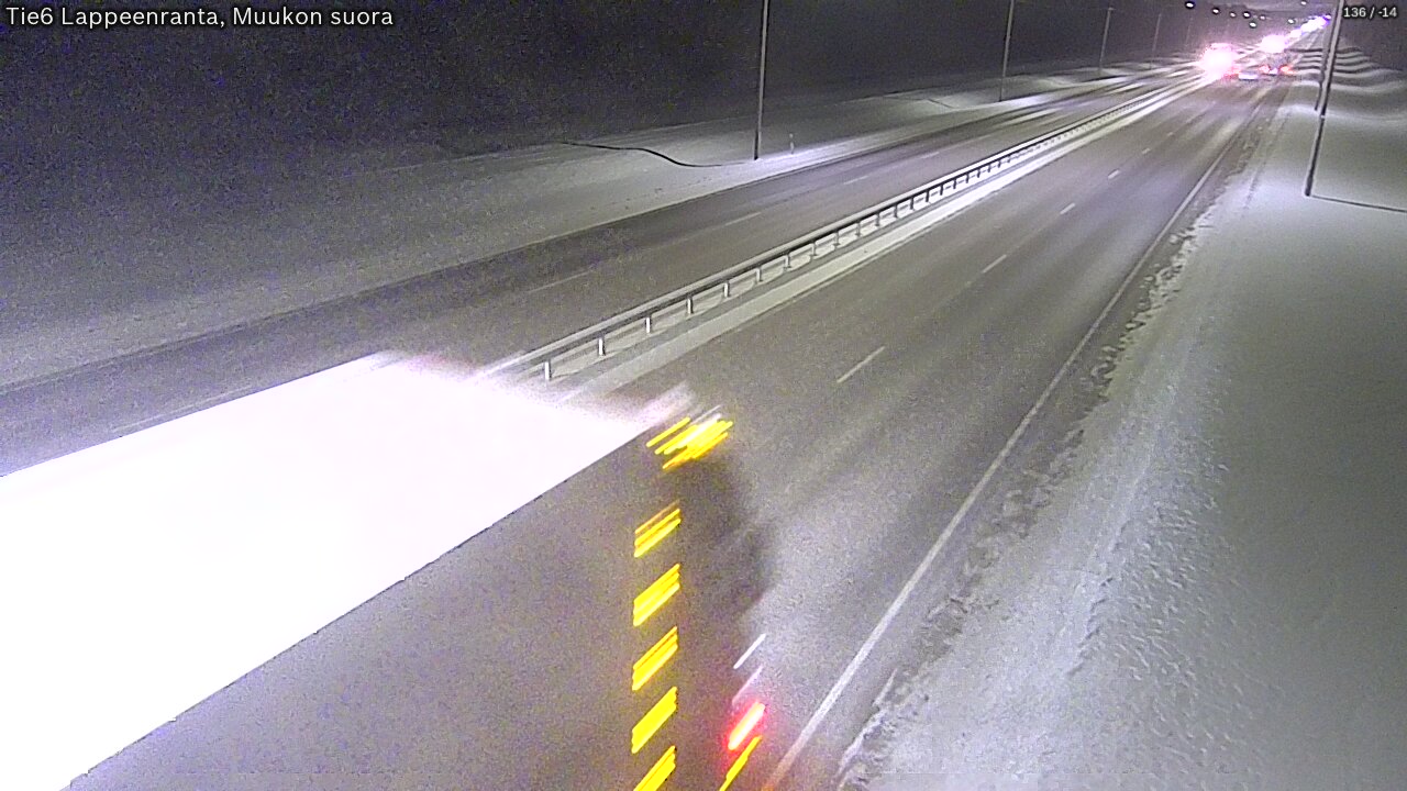 Kelikamerat Kuva Tie 6 Lappeenranta, Muukon suora, Lappeenranta, Etelä-Karjala