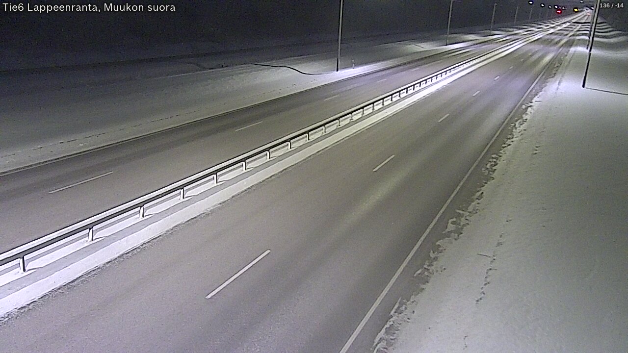 Kelikamerat Kuva Tie 6 Lappeenranta, Muukon suora, Lappeenranta, Etelä-Karjala