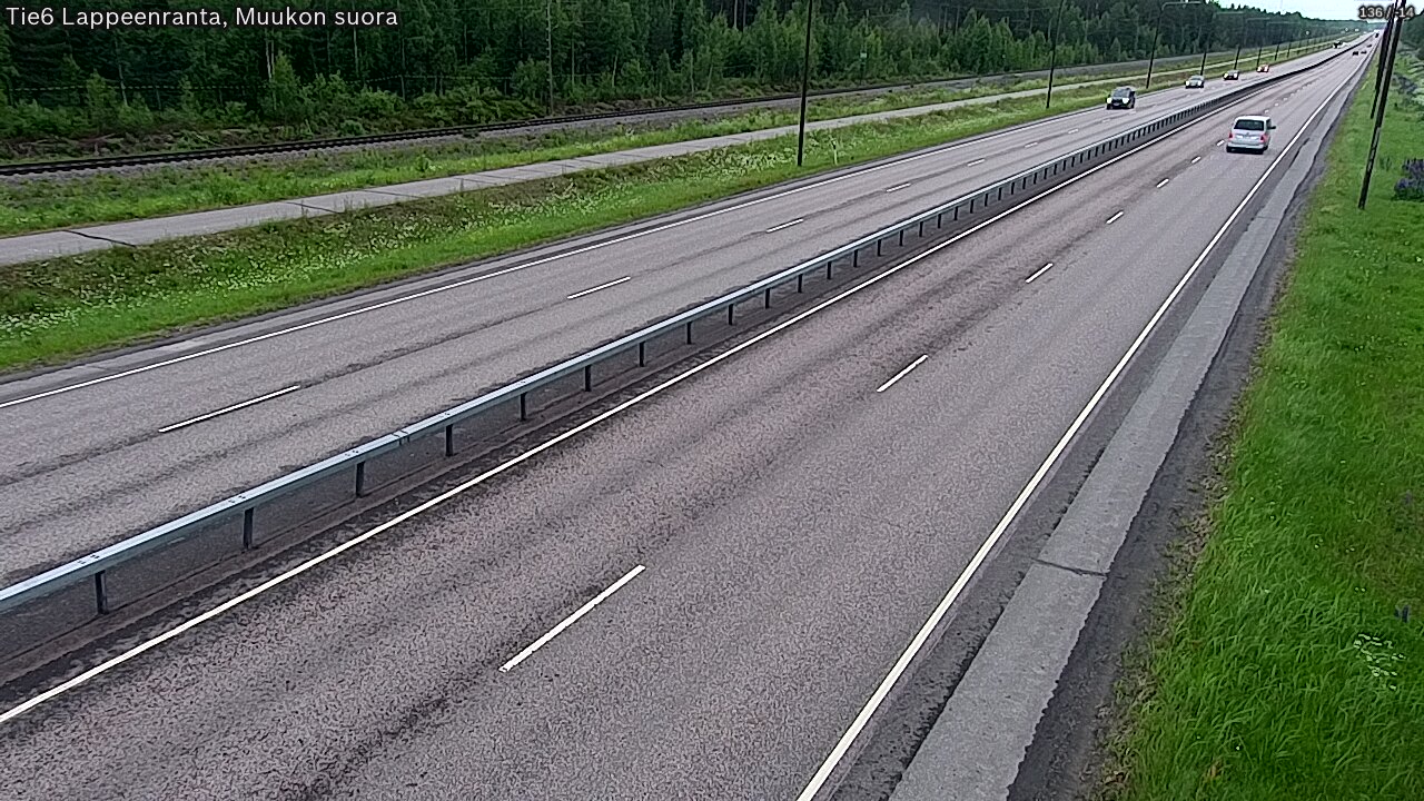 Kelikamerat Kuva Tie 6 Lappeenranta, Muukon suora, Lappeenranta, Etelä-Karjala