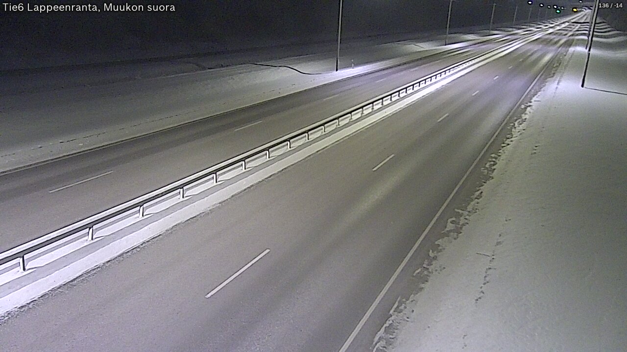 Kelikamerat Kuva Tie 6 Lappeenranta, Muukon suora, Lappeenranta, Etelä-Karjala