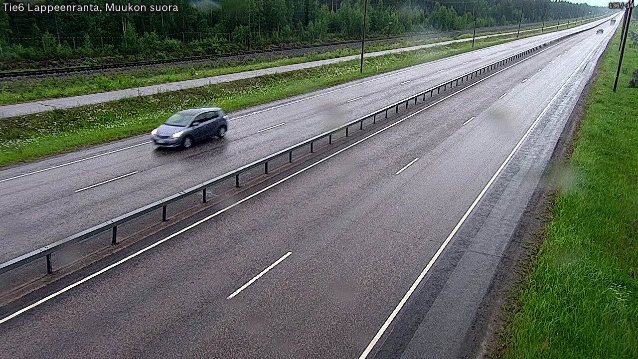 Kelikamerat Kuva Tie 6 Lappeenranta, Muukon suora, Lappeenranta, Etelä-Karjala