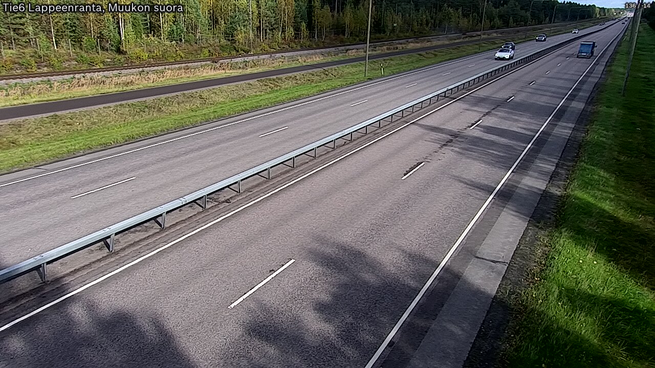 Kelikamerat Kuva Tie 6 Lappeenranta, Muukon suora, Lappeenranta, Etelä-Karjala