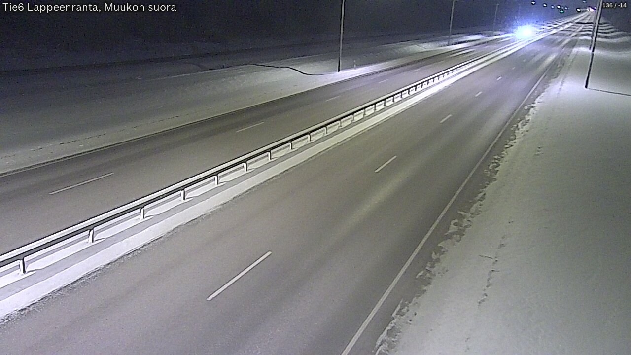 Kelikamerat Kuva Tie 6 Lappeenranta, Muukon suora, Lappeenranta, Etelä-Karjala